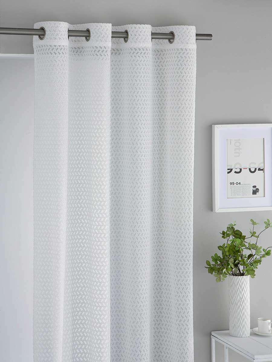 CORTINA IM MIRAL BLANCO 140X270 FUN&DECO
