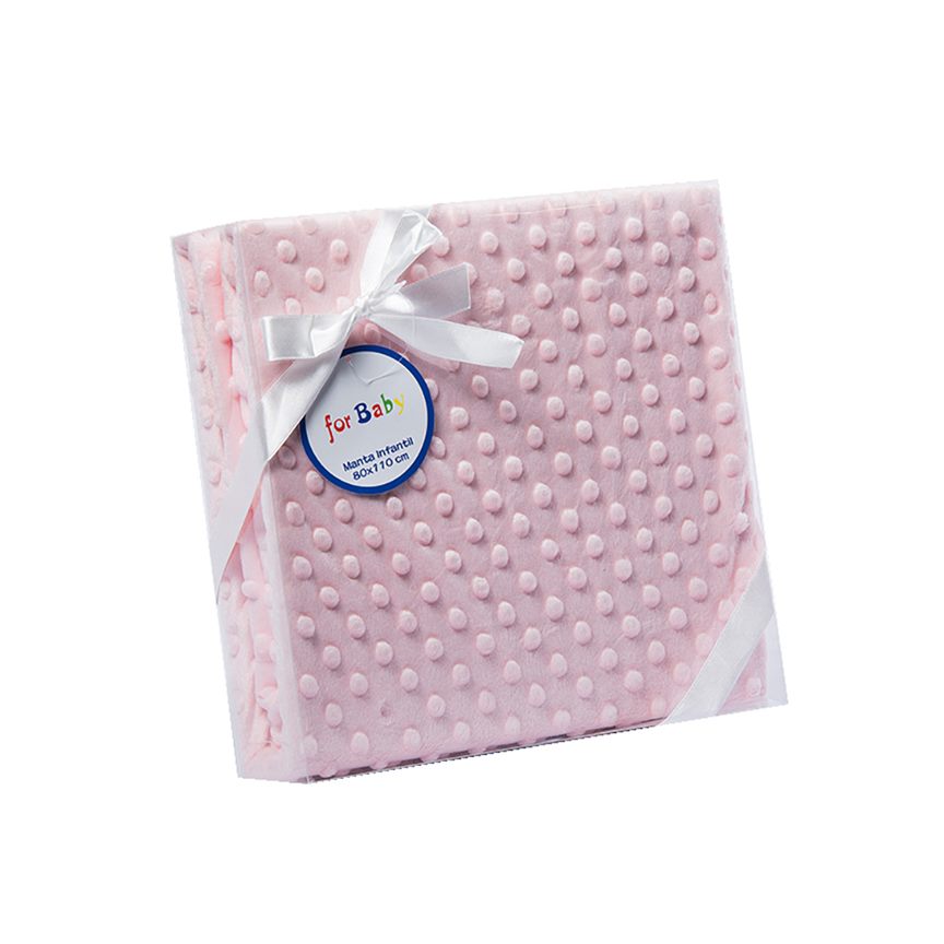 MANTA INFANTIL 9999 ROSA GAMBERRITOS