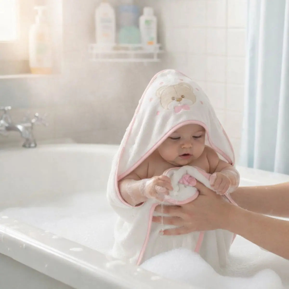 CAPA DE BAÑO T-1M FB01 BLANCO-ROSA MARTIFANEL