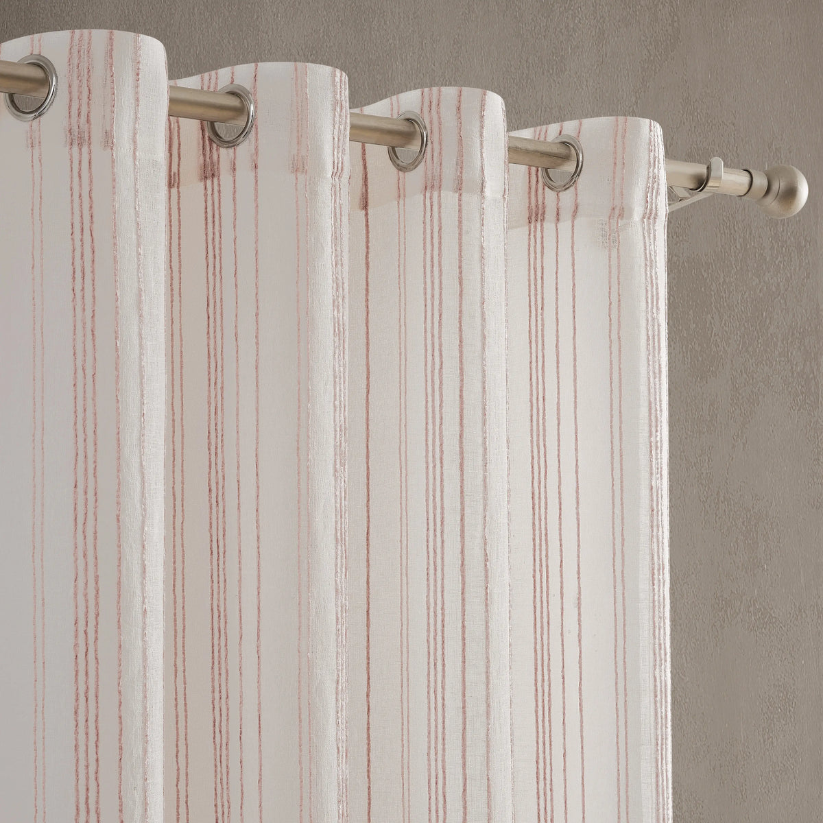 VISILLO RUSTICO RAYAS CHENILLA VD-5388 140X265 ROSA CAMALTEX