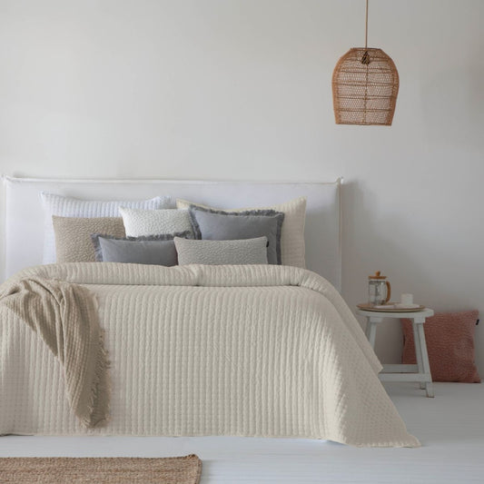 COLCHA IM BOUTI AZARA BEIGE FUN&DECO