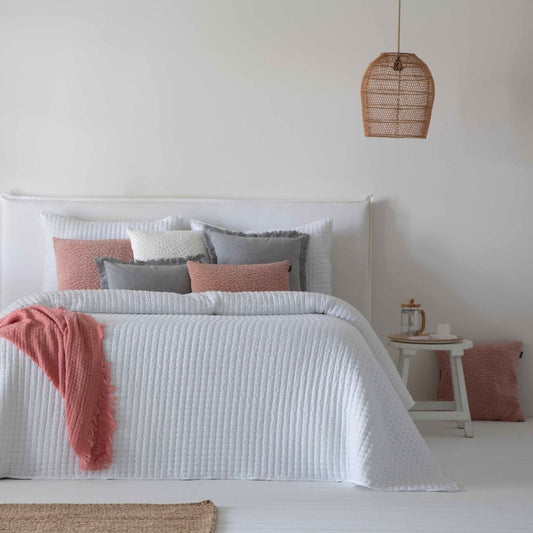 COLCHA IM BOUTI AZARA BLANCO FUN&DECO