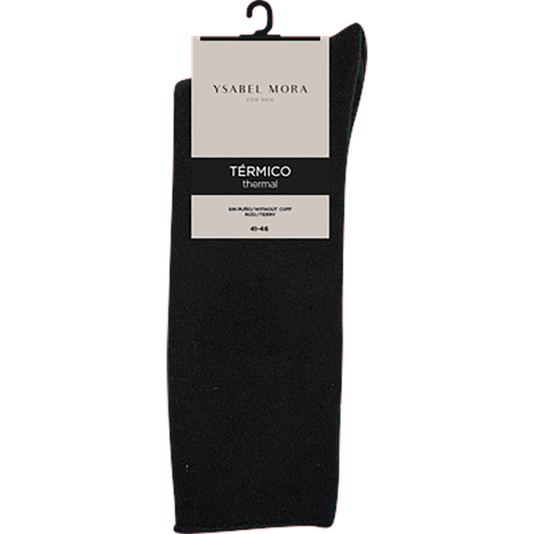 CALCETÍN HOMBRE TÉRMICO SIN PUÑO 22732 NEGRO YSABEL MORA