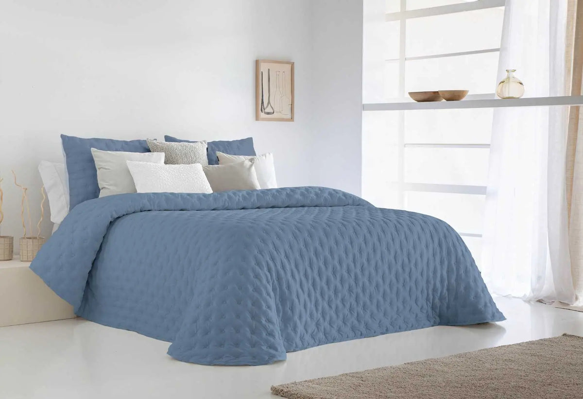 CONFORTER REVERSIBLE ANISA AZUL FUN&DECO