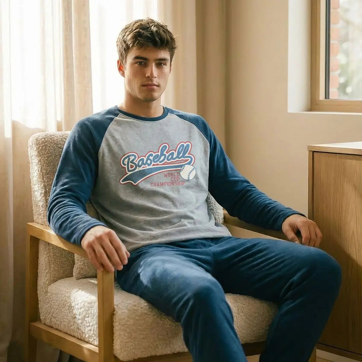 PIJAMA HOMBRE PUNTO 8650 WATERLEMON