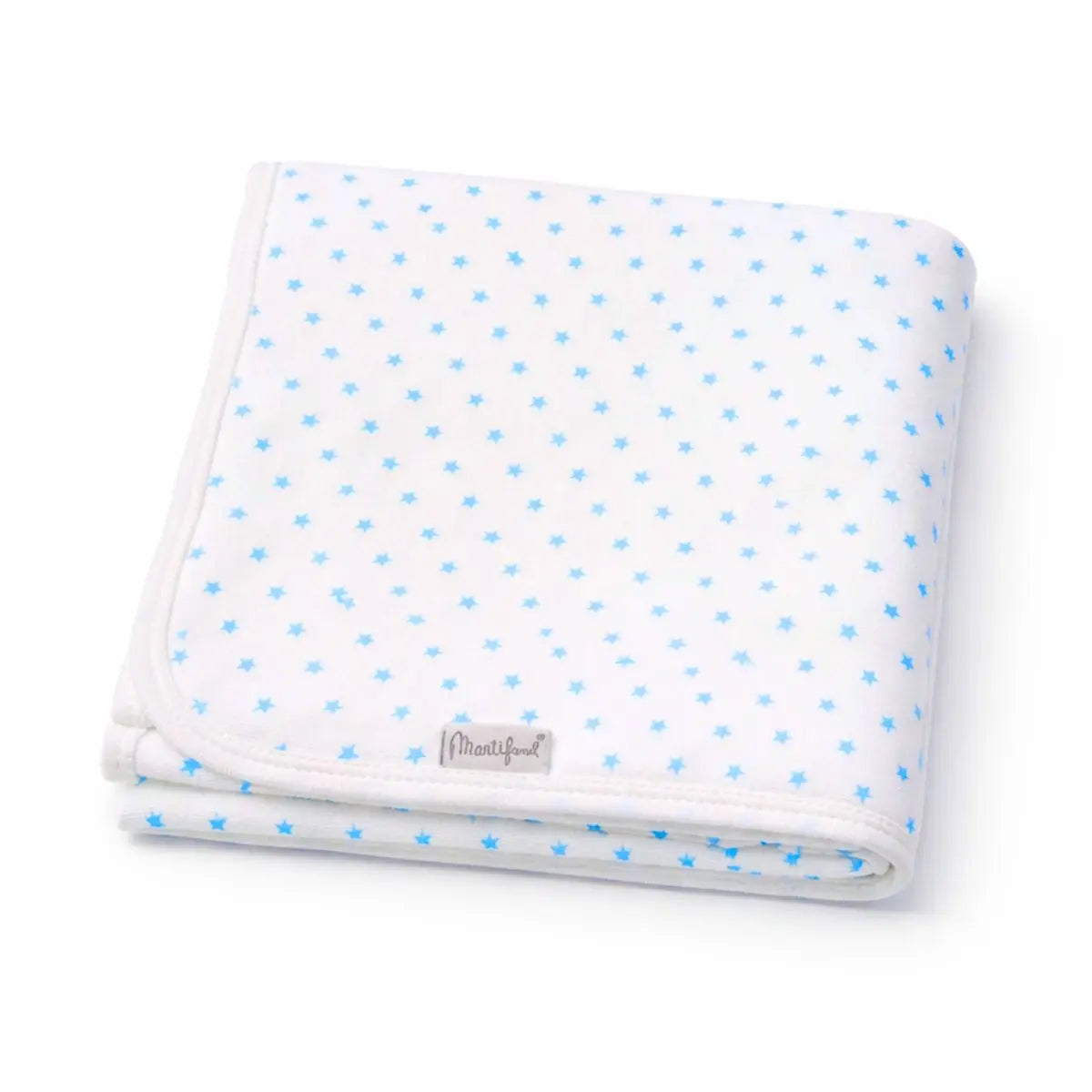 ARRULLO ESTAMPADO BEBÉ ALGODÓN 90X90 1426 ESTRELLAS AZUL MARTIFANEL