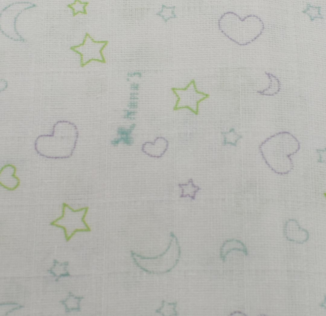 PACK 12 GASAS ESTAMPADAS 70X70 REF 204 DIBUJO 0539 MULTICOLOR NANAS