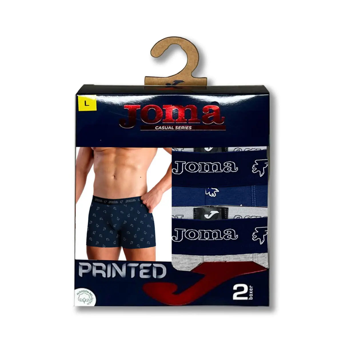 BOXER HOMBRE PACK 2 FANTASIA JS201010B HALCONES JOMA