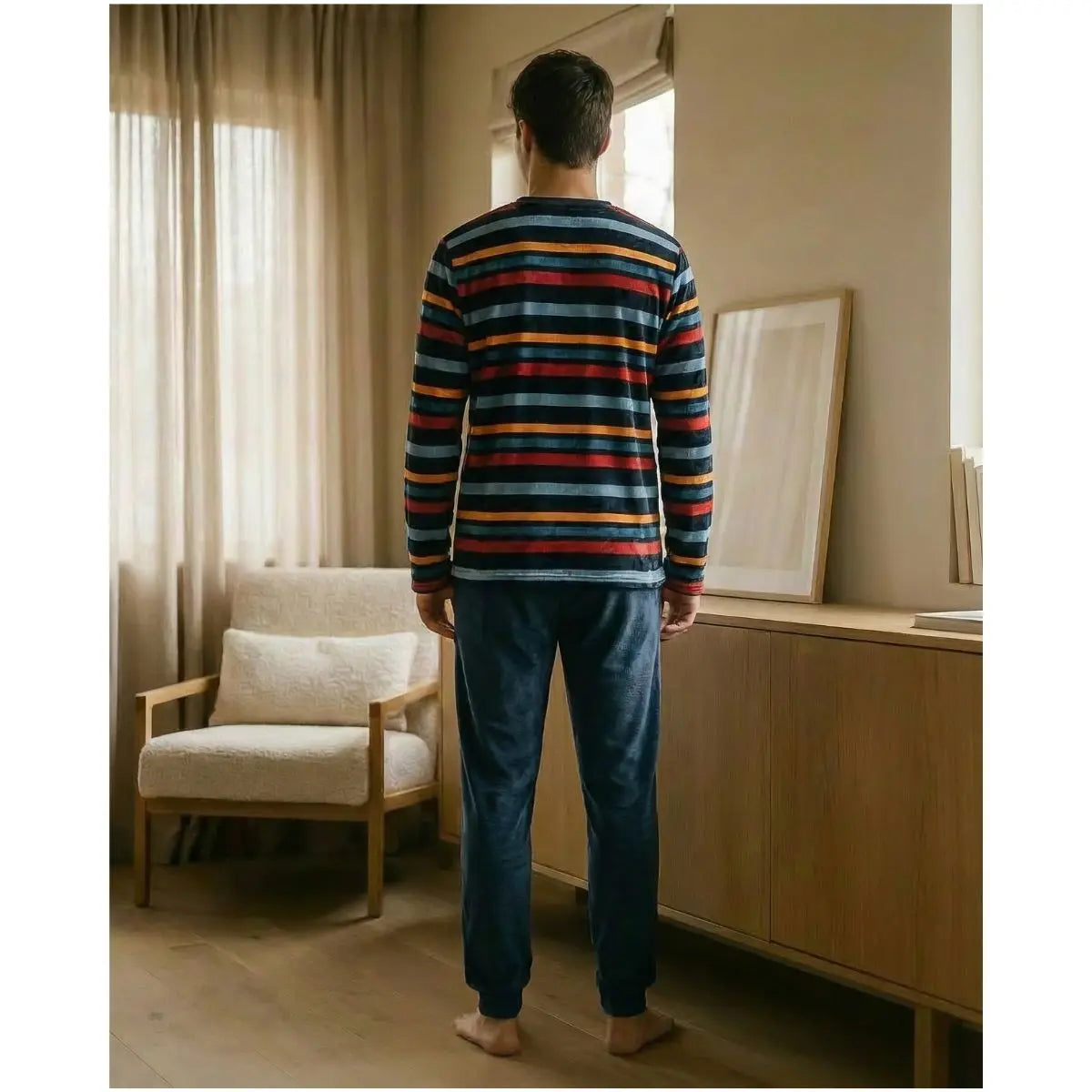 PIJAMA HOMBRE SPANDEX 8621 WATERLEMON