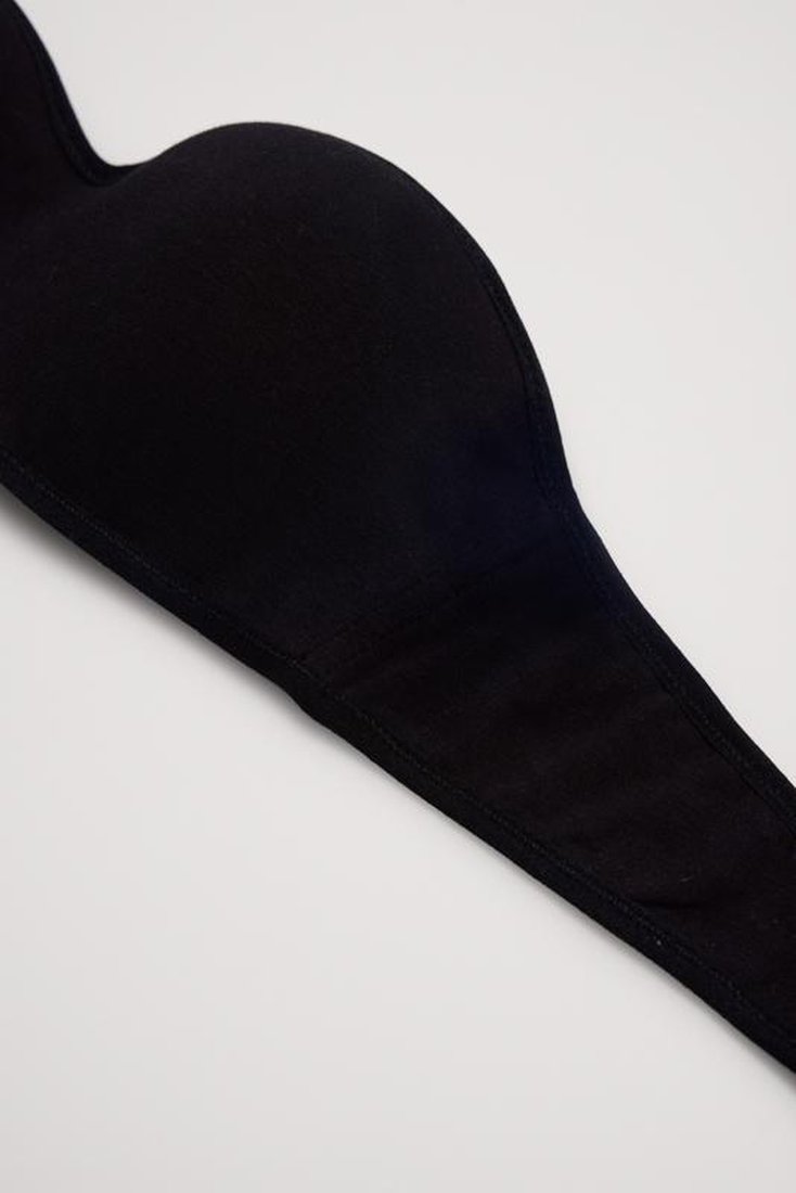 SUJETADOR BANDEAU 18868 NEGRO YSABEL MORA
