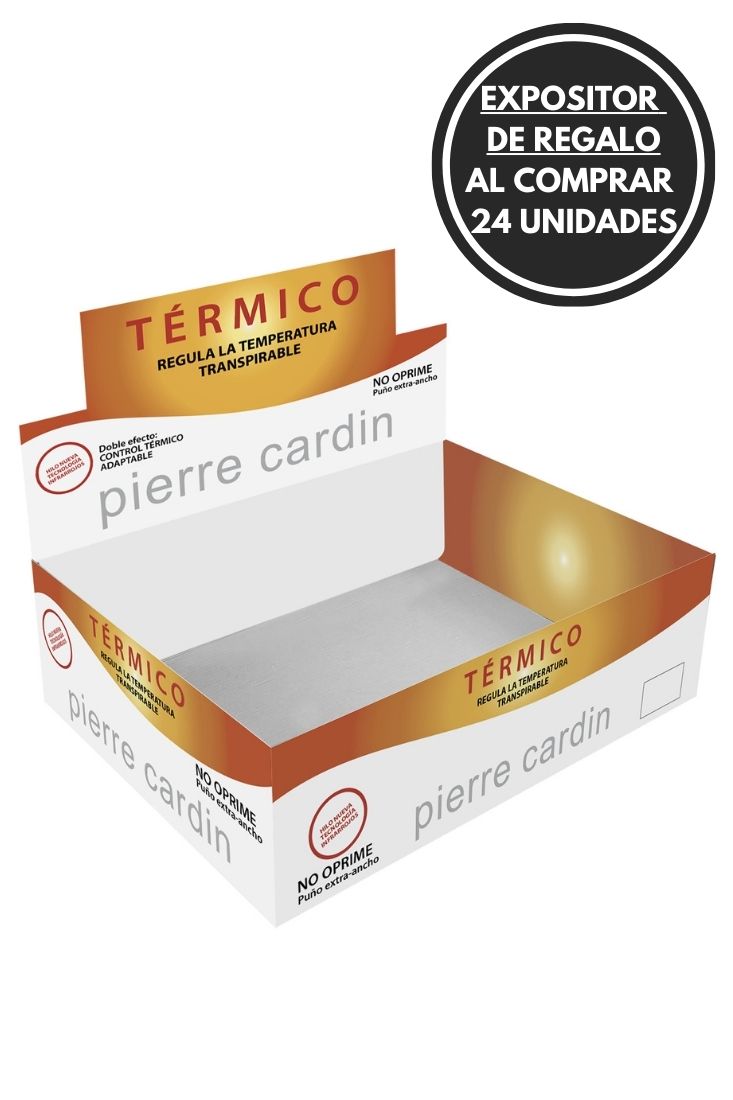 CALCETIN HOMBRE TÉRMICO CANALÉ PA105 NEGRO PIERRE CARDIN