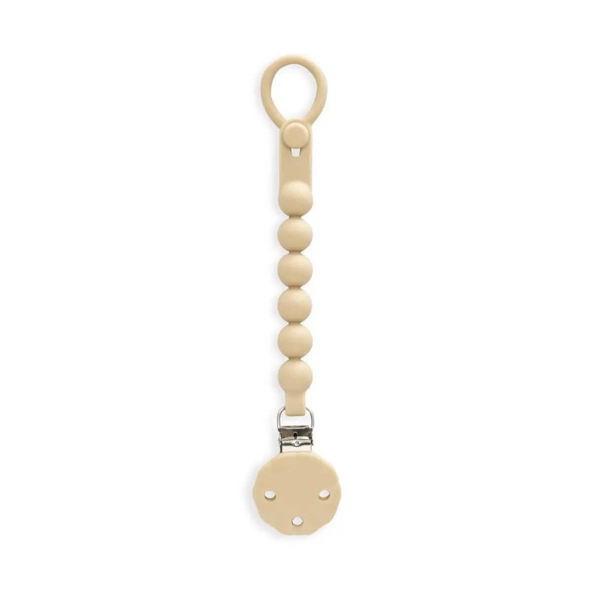 TRIPTICO CUNA TELA SAVANNA BORDADO + BROCHE BEIG INTERBABY