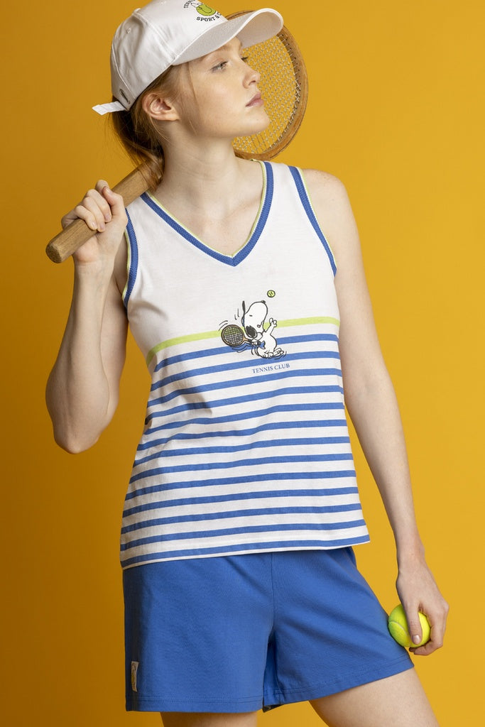 PIJAMA SIN MANGAS TENNIS CLUB