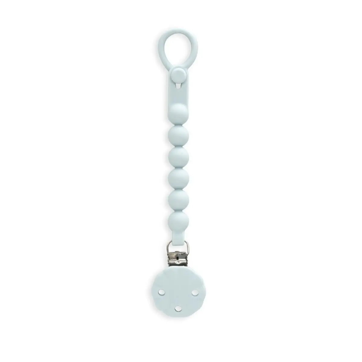TRIPTICO CUNA TELA CONEJITOS ABRAZOS PASACINTAS + BROCHE BCO/AZUL INTERBABY