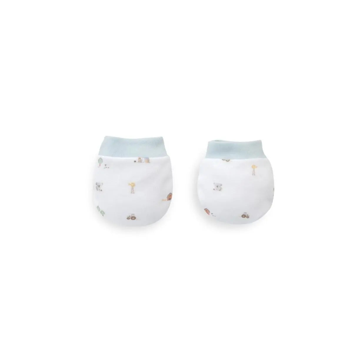 SET REGALO 5 PIEZAS ALGODON GRANJA KOALA VERDE INTERBABY