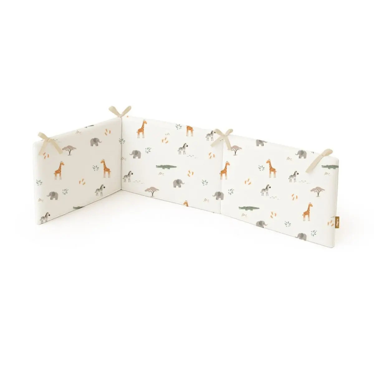 FUNDA NORDICA REVERSIBLE DESENFUNDABLE CON RELLENO+CHICHONERA MOD.JIRAFA SAVANNA BEIGE INTERBABY