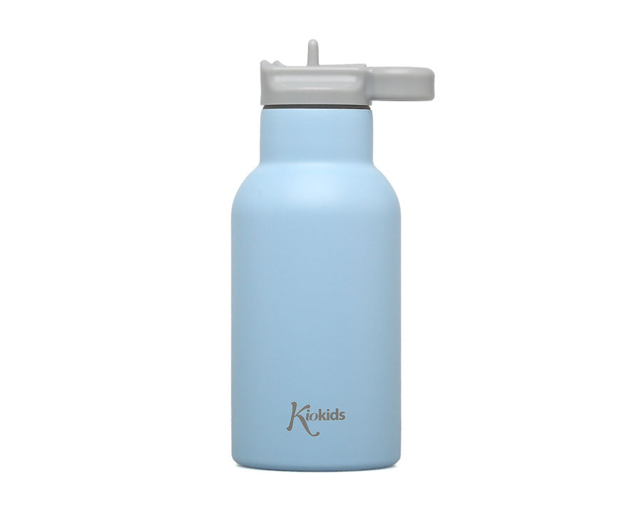 BOTELLA DE ACERO INOXIDABLE 350ML 5070 AZUL KIOKIDS