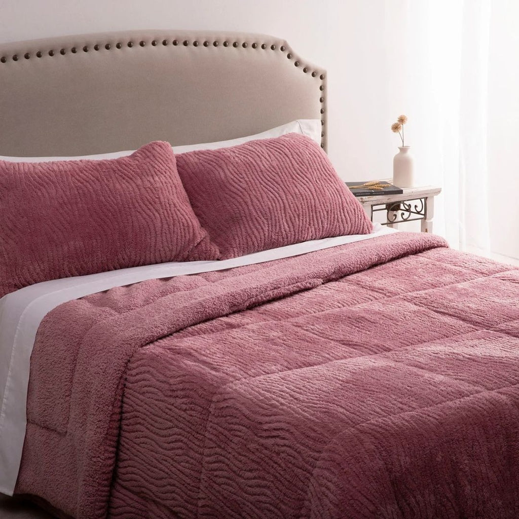 CEDRIC JACQUARD DUVET MAKEUP KARAMELO