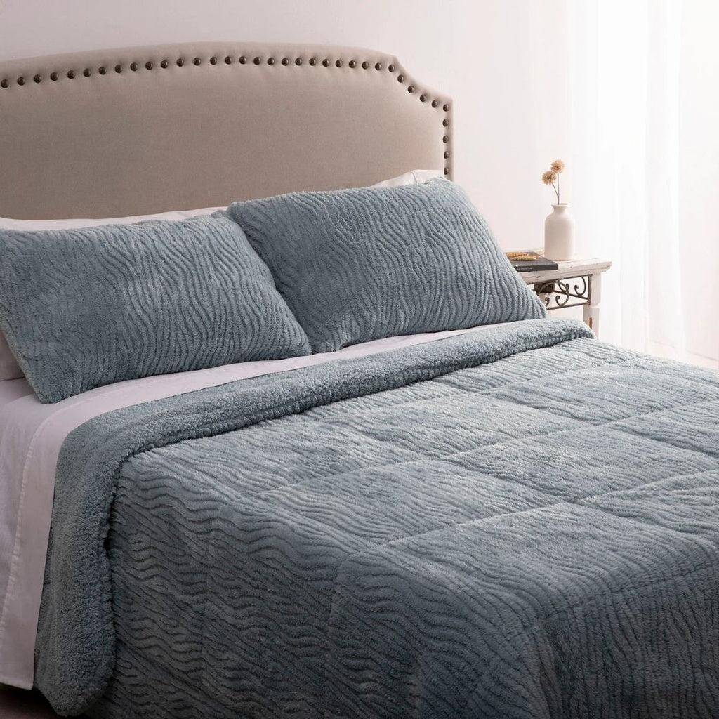 CEDRIC SEAWATER JACQUARD DUVET KARAMELO