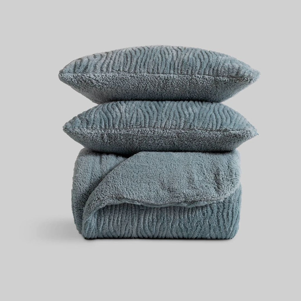 CEDRIC SEAWATER JACQUARD DUVET KARAMELO