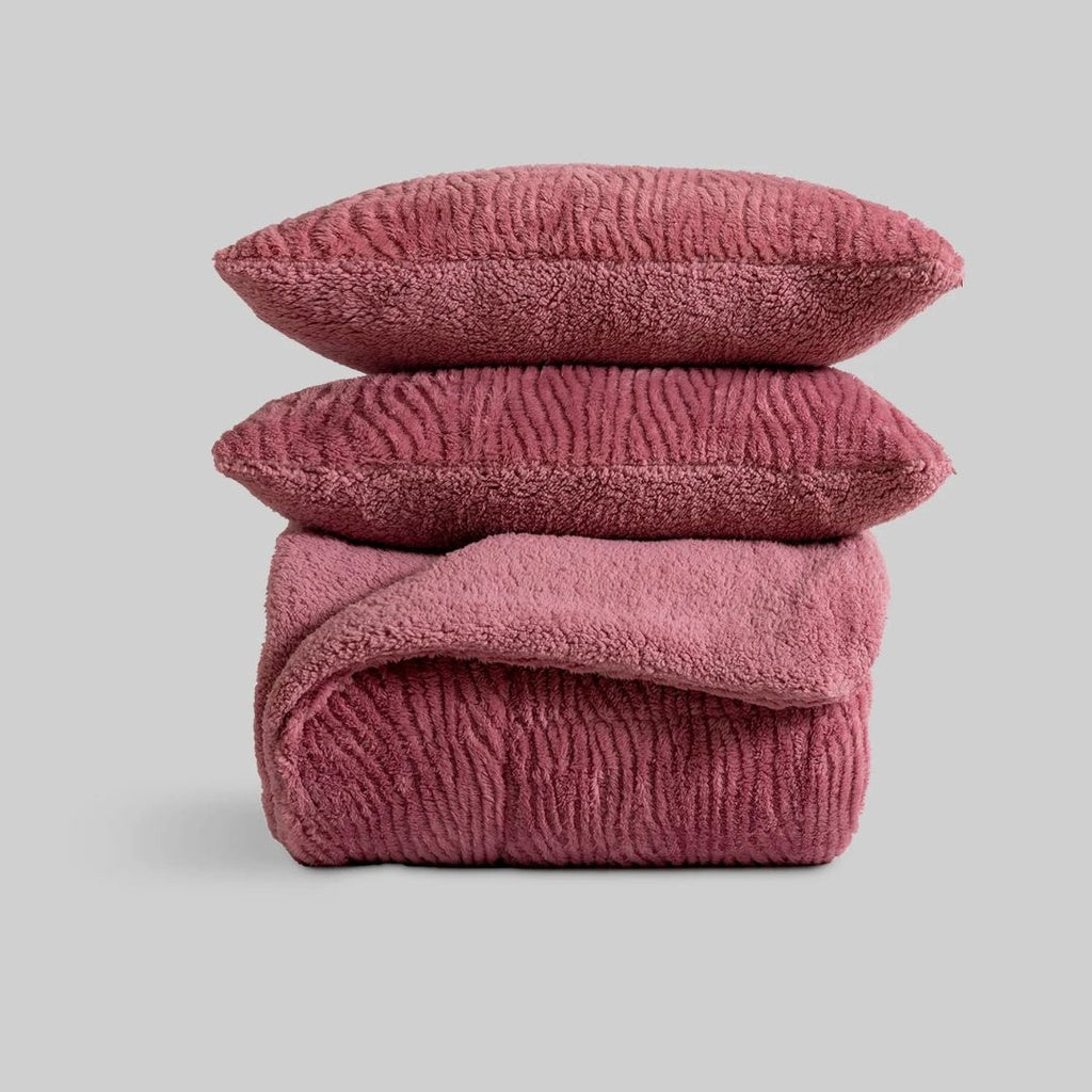 CEDRIC JACQUARD DUVET MAKEUP KARAMELO