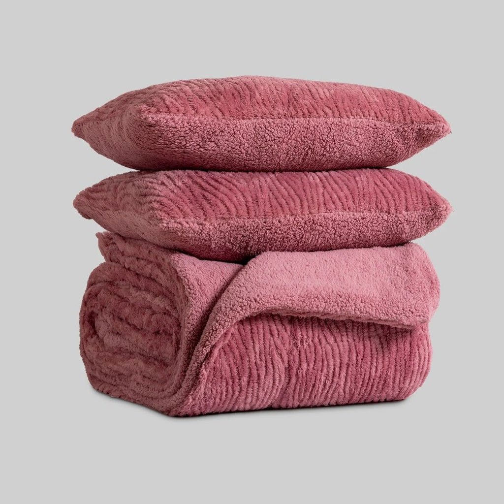 CEDRIC JACQUARD DUVET MAKEUP KARAMELO