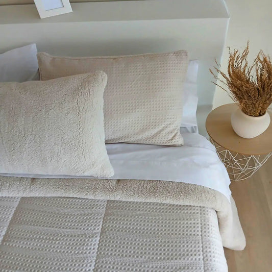 CONFORTER JACQUARD MODELO SALCE C/02 BEIGE SANDECO