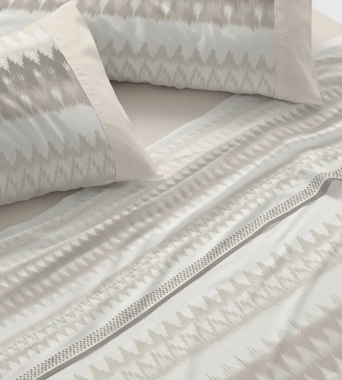 JUEGO DE SABANAS TELA 149 TAUPE BURRITO BLANCO