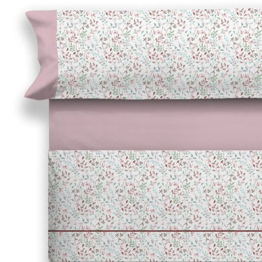 JUEGO DE SABANAS TELA SUBA ROSA CAÑETE