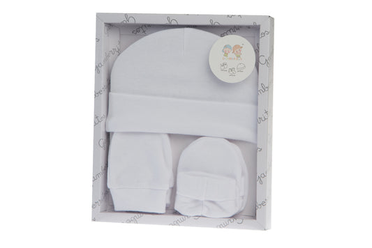 JUEGO INFANTIL 3 PCS 8837 BLANCO GAMBERRITOS