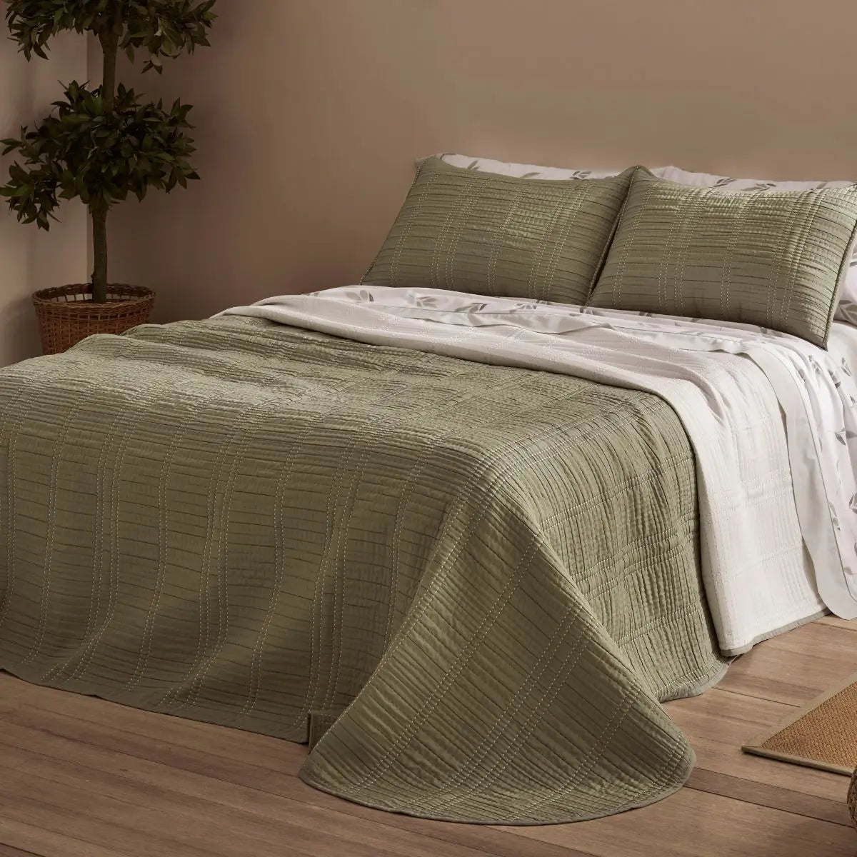 COVERLET 166 SALVIA BURRITO BLANCO