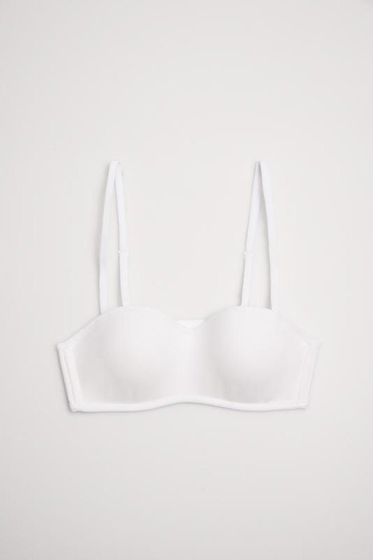 SUJETADOR BANDEAU 18868 BLANCO YSABEL MORA