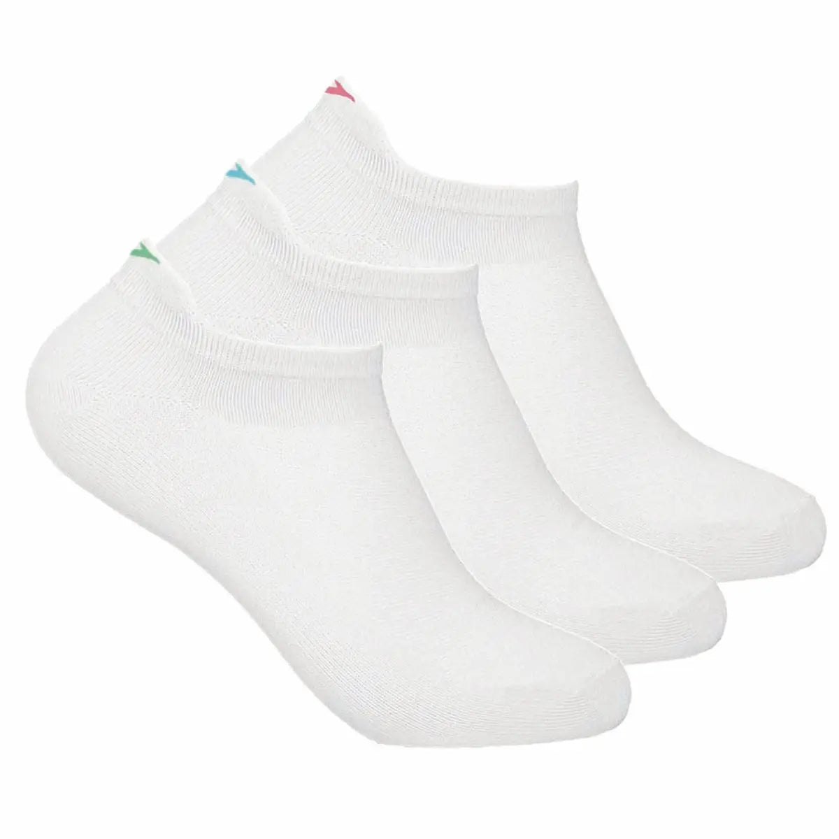 CALCETIN INVISIBLE MUJER PACK 3 JS201713I BLANCO JOMA