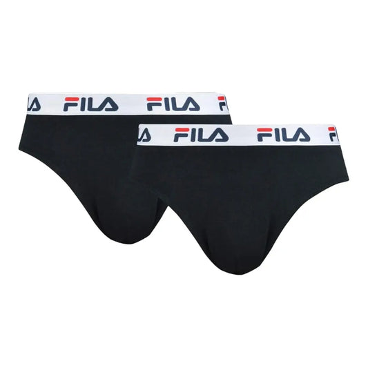 SLIP HOMBRE ALGODÓN/LYCRA CINTURA ELÁSTICA FU5015 NEGRO FILA