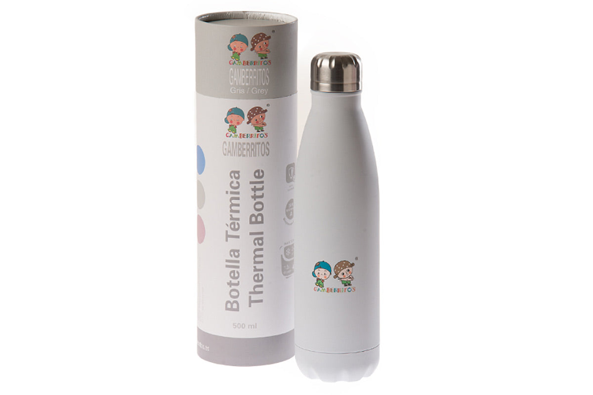 BOTELLA TÉRMICA 10579 500ML GRIS GAMBERRITOS
