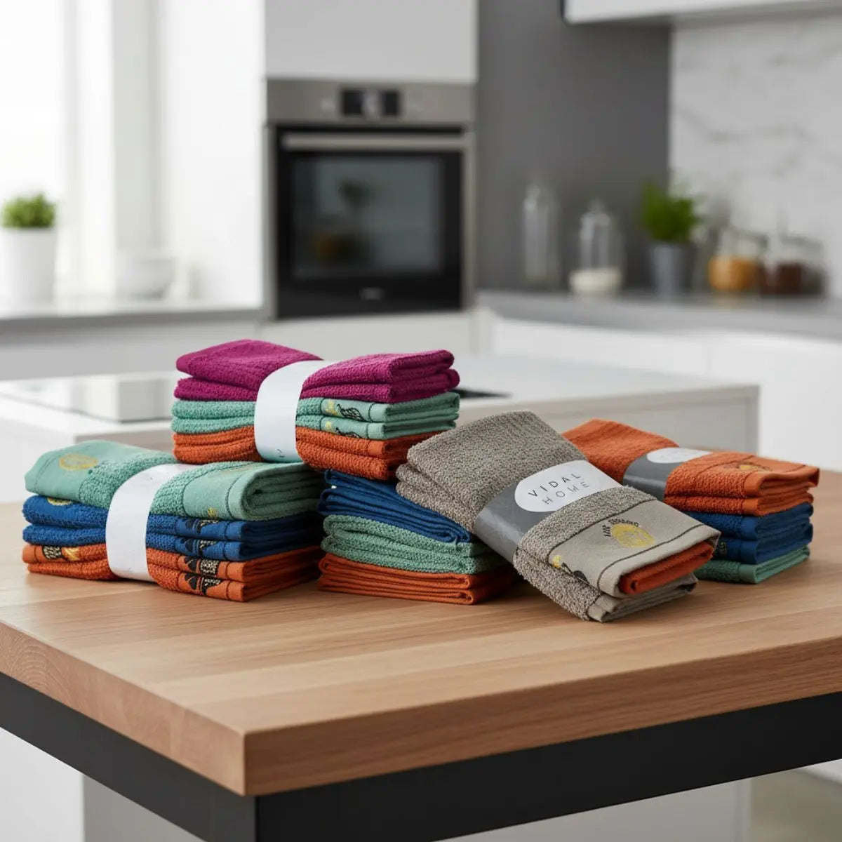 PAÑOS DE COCINA PACK 6 13500 50X50 VIDAL HOME