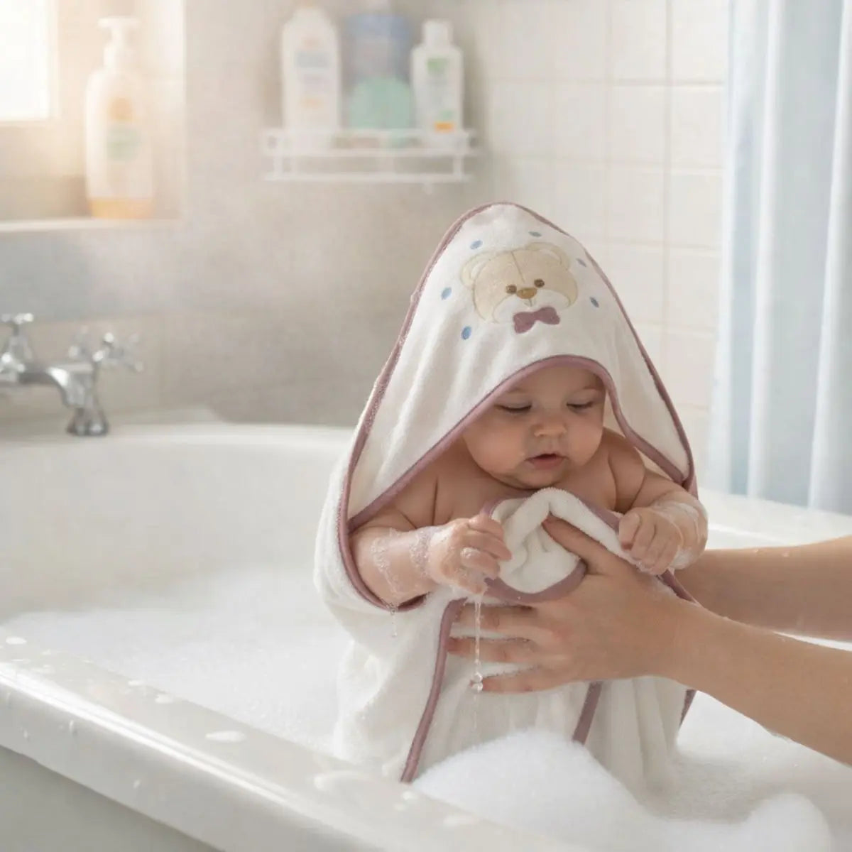 CAPA DE BAÑO T-1M FB01 BLANCO-MALVA MARTIFANEL