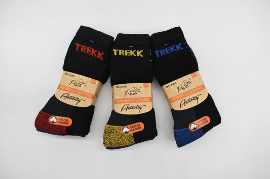 PACK 12 CALCETINES TREKKING 531 NEGRO POSETS