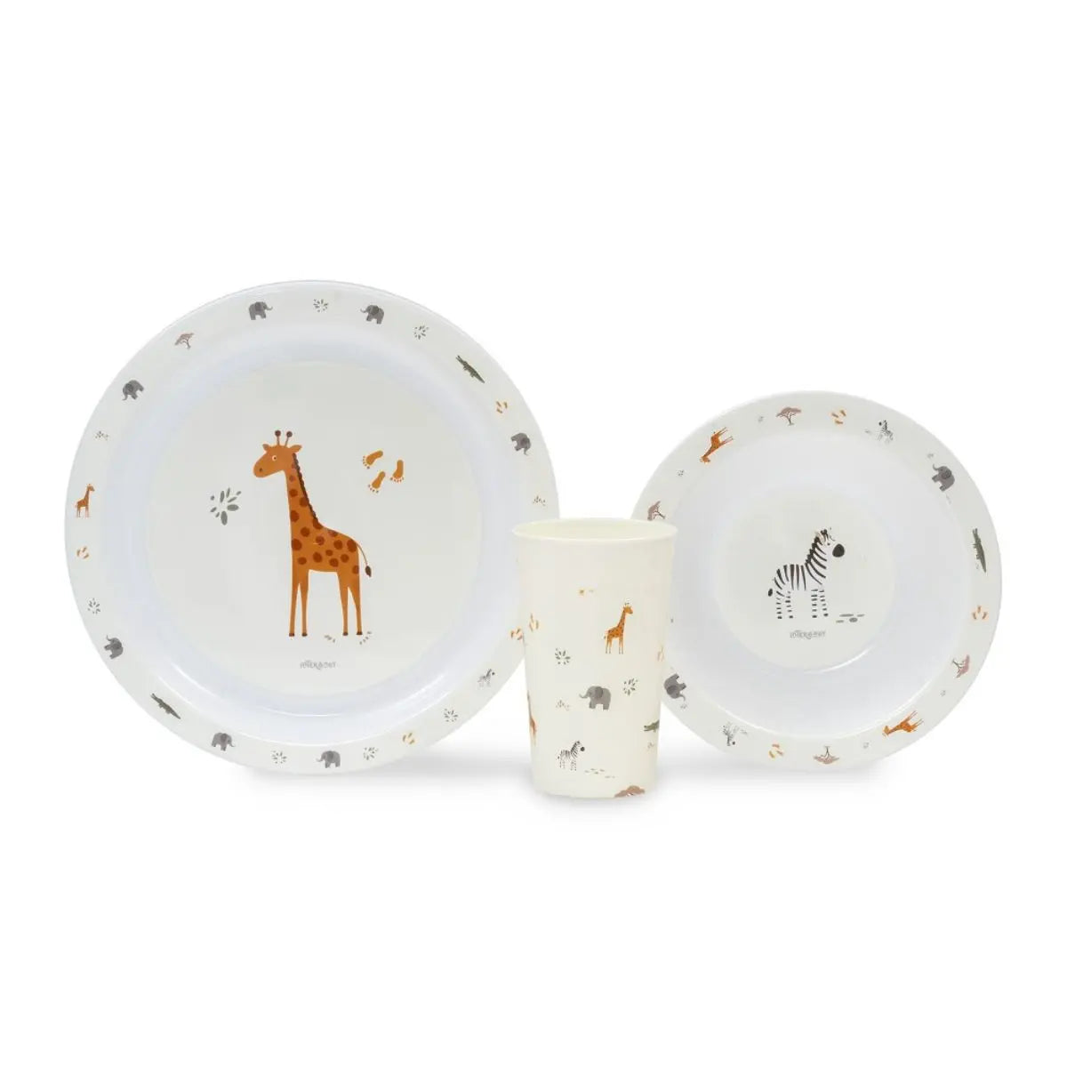 SET VAJILLA 3 PIEZAS MODELO SAVANNA BEIGE INTERBABY