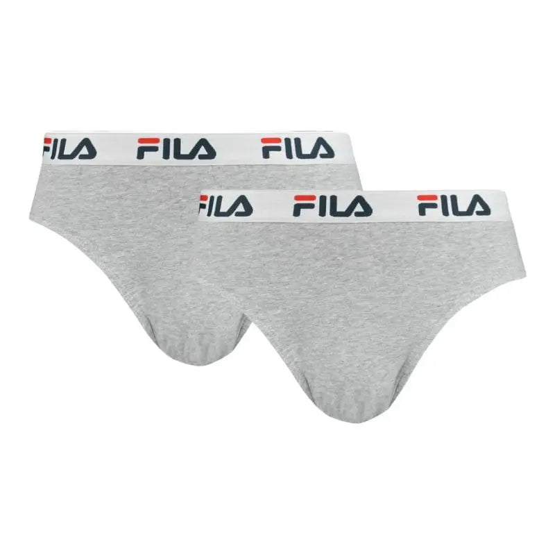 SLIP HOMBRE ALGODÓN/LYCRA CINTURA ELÁSTICA FU5015 GRIS FILA