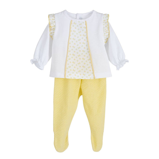 CONJUNTO POLAINA FRISA 11105 AMARILLO CALAMARO