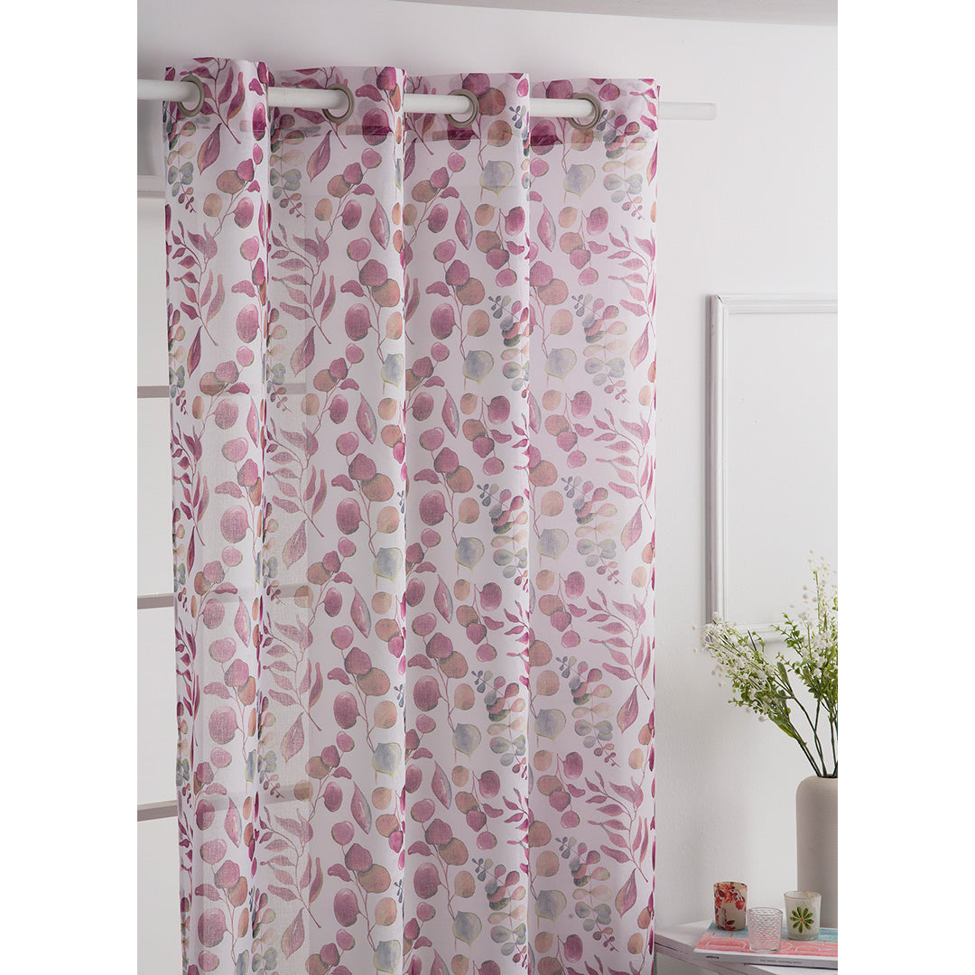 CORTINA IM PAULA 140X270 FUCSIA FUN&DECO