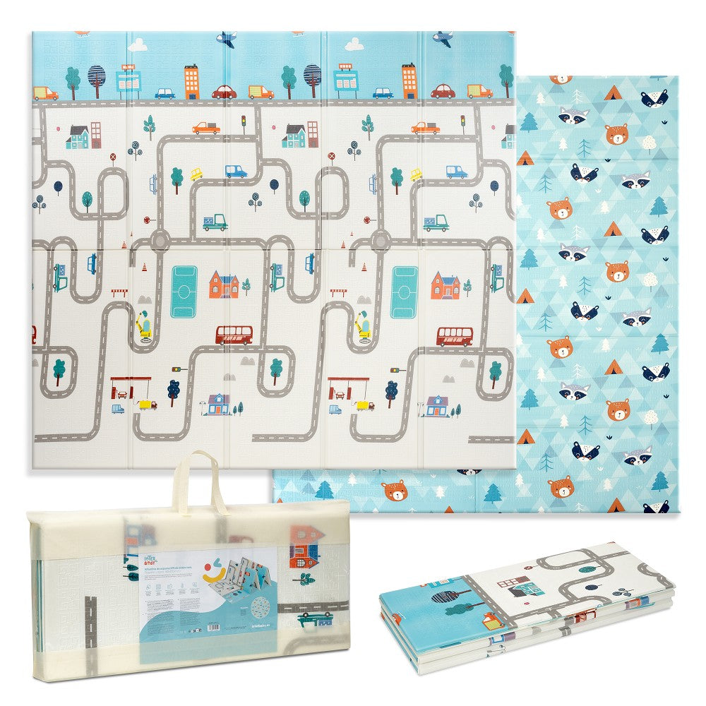 ALFOMBRA DE JUEGOS-GATEO COCHES INTERBABY