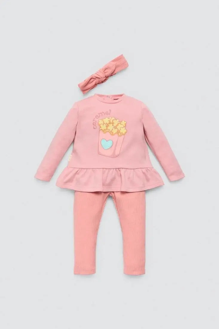 CONJUNTO BEBÉ 3 PIEZAS 25434 YSABEL MORA