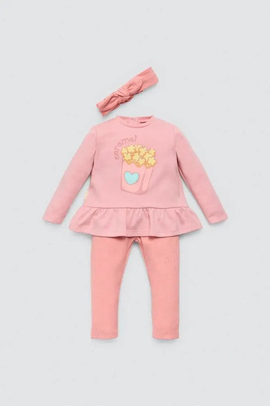 CONJUNTO BEBÉ 3 PIEZAS 25434 YSABEL MORA