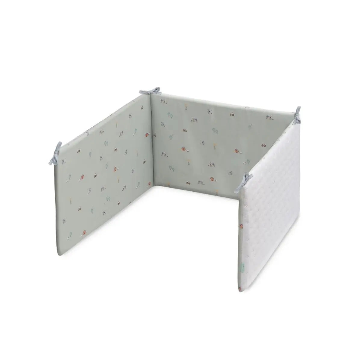 CHICHONERA REVERSO GOFRADAO GRIS MODELO GRANJA KOALA VERDE INTERBABY