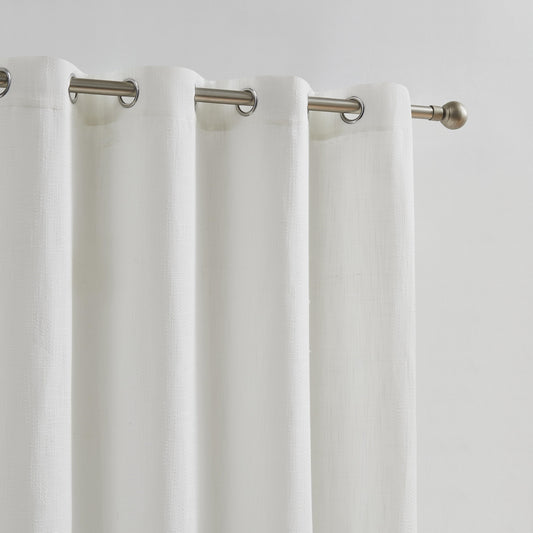 CORTINA RUSTICA LINO CD-5340 BLANCO CAMALTEX