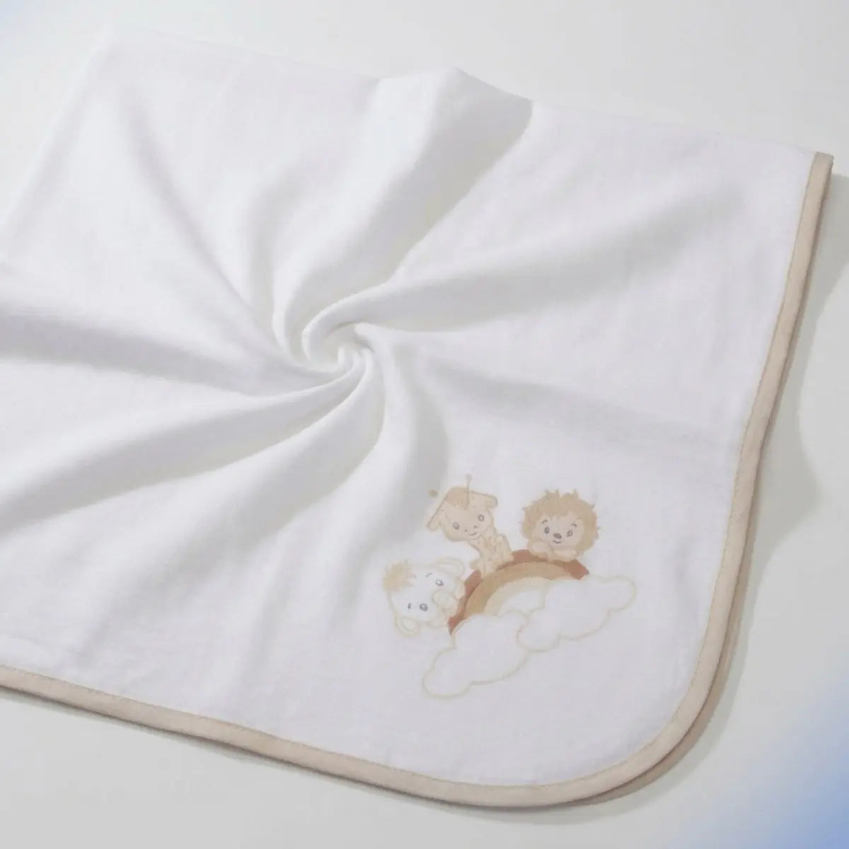 GASA PUNTO ESTAMPADA 53X63 11113 BEIGE GAMBERRITOS