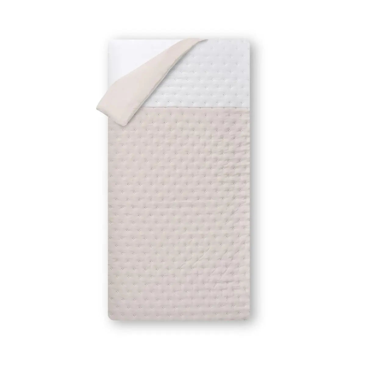 FUNDA NORDICA REVERSIBLE DESENFUNDABLE CON RELLENO+ CHICHONERA MOD. GOFRADO ROSA INTERBAY