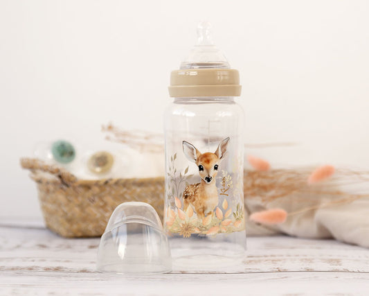 BIBERÓN 360ML CIERVO +6 MESES 4212 BEIGE KIOKIDS